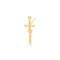 LOVE DAGGER STUD GOLD